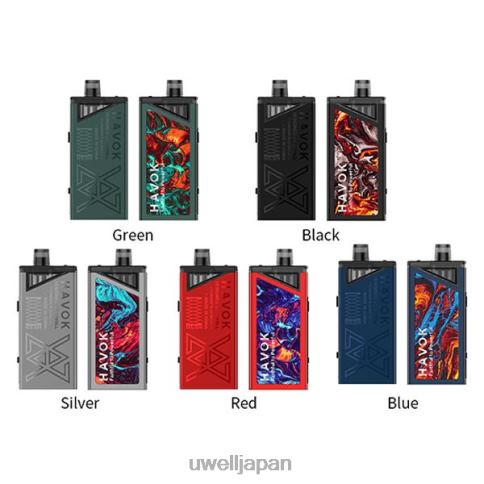 UWELL HAVOK V1 キット65ワット | UWELL Disposable Review 銀 J0X2T189